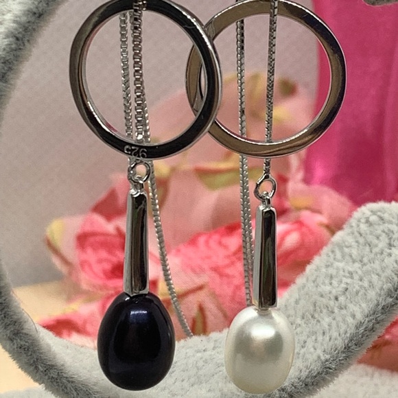 Natural Freshwater Pearl S925 Necklace - Picture 3 of 5